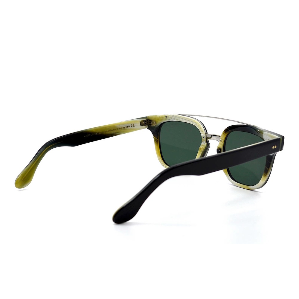 CUTLER&GROSS OF LONDON CG1297S 04 BLACK GREEN AUTHENTIC SUNGLASSES - Picture 7 of 14